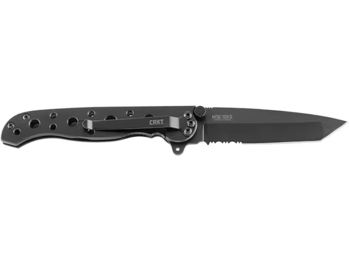 CRKT M16-10KS Carson Tanto Half Serrated Folding Knife CRKT M16-10KS Carson Tanto Half Serrated Folding Knife