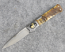W.D. Pease 045C9 1980s Vintage Custom Side Lock Folding Knife Bruce Shaw Engraving