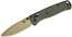 Benchmade 535TN-11 Bugout Axis Folding Knife with Olive Drab Handles and Desert Verde Cerakote Blade
