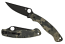 Spyderco C36GPCMOBK2 Military Camo Black Blade Folding Knife Plain Edge