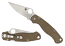 Spyderco C81MPCW2 Military Folding Knife Brown Micarta Grip