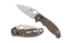 Spyderco C101MPCW2 Manix 2 Brown Micarta Folding Knife