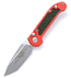 Microtech L.U.D.T. T/E Gen III Red Stonewash Standard Auto Folder Knife