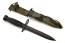Ontario M7 Bayonet With Repro USM8A1 Scabbard For M16 Rifle - Surplus Bayonet