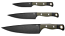 Benchmade 4000BK-01 3 Piece Cutlery Kitchen Culinary Knife Set