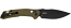 Zero Tolerance 0203 Pocket Knife Drop Point Folding Knife - Green