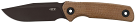 Zero Tolerance 0004 Fixed Blade Clip Point Knife, CruWear Cerakote Blade & Micarta Handle Brown Zero Tolerance 0004 Fixed Blade Clip Point Knife, CruWear Cerakote Blade & Micarta Handle Brown