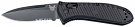 Benchmade Mini Presidio II Drop Point Automatic Folding Knife