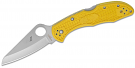 Spyderco C88PYL2 Salt 2 Plain Edge Folding Knife Yellow FRN Spyderco C88PYL2 Salt 2 Plain Edge Folding Knife Yellow FRN