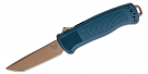Benchmade 5370FE-01 Shootout Auto OTF Knife Flat Dark Earth Blade and Crater Blue Handle Benchmade 5370FE-01 Shootout Auto OTF Knife Flat Dark Earth Blade and Crater Blue Handle
