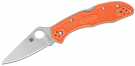 Spyderco C11FPOR Delica 4 Plain Edge Folding Knife