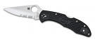 Spyderco Delica 4 Combo Blade Folding Knife