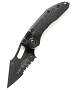Microtech Stitch S/E APOC Partial Serrated Auto Folder Knife Black