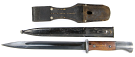 WW2 Deutsche Reichsbahn K98K Narrow Pattern Bayonet with Franz Jos. Rothe Frog & Scabbard