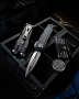 Microtech ® / Surefire ® Luminary D/E - Stiletto Pro II Collaboration Zero Blade Play Stonewash Standard Microtech ® / Surefire ® Luminary D/E - Stiletto Pro II Collaboration Zero Blade Play Stonewash Standard