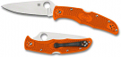 Spyderco C10FPOR Endura 4 Folding Knife Orange FRN