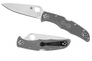 Spyderco C10FPGY Endura 4 Folding Knife Gray FRN
