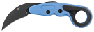 CRKT 4041B Provoke Hawkbill Folding Karambit - Blue Metallic