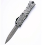 Microtech Hera II Mini D/E Standard OTF Knife Signature Series Brushed Metal Bats Microtech Hera II Mini D/E Standard OTF Knife Signature Series Brushed Metal Bats