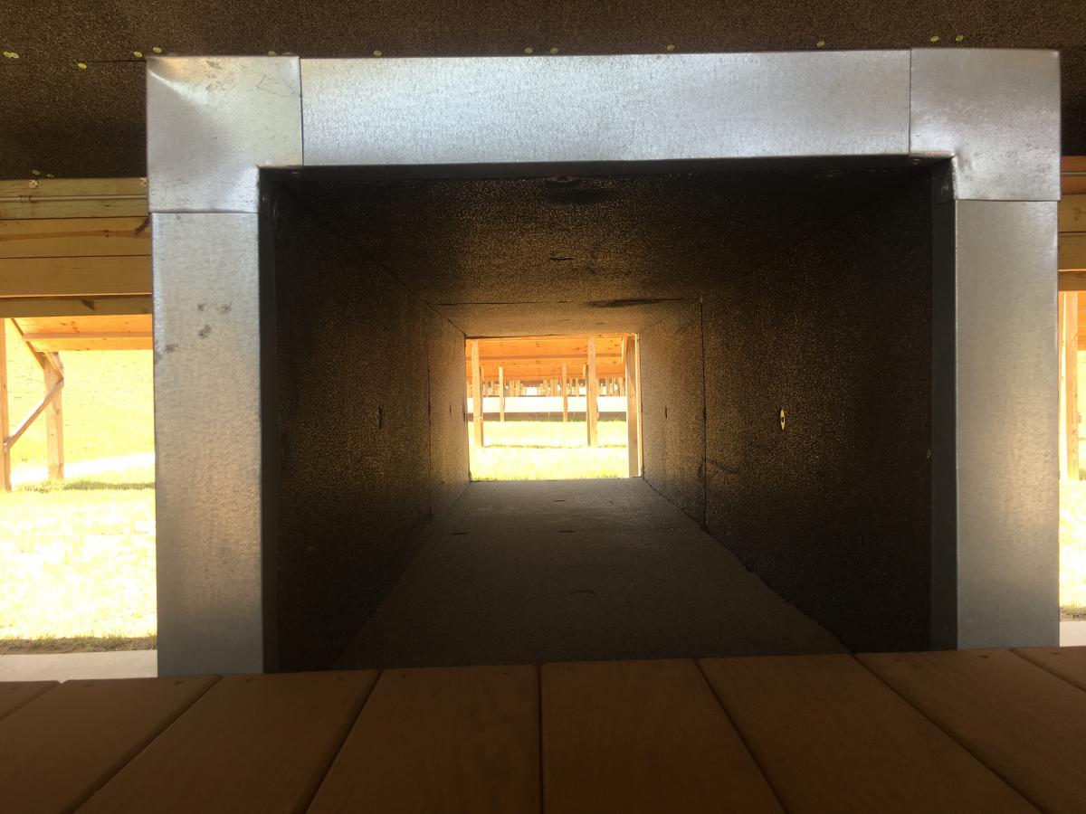 Long range shooting bays